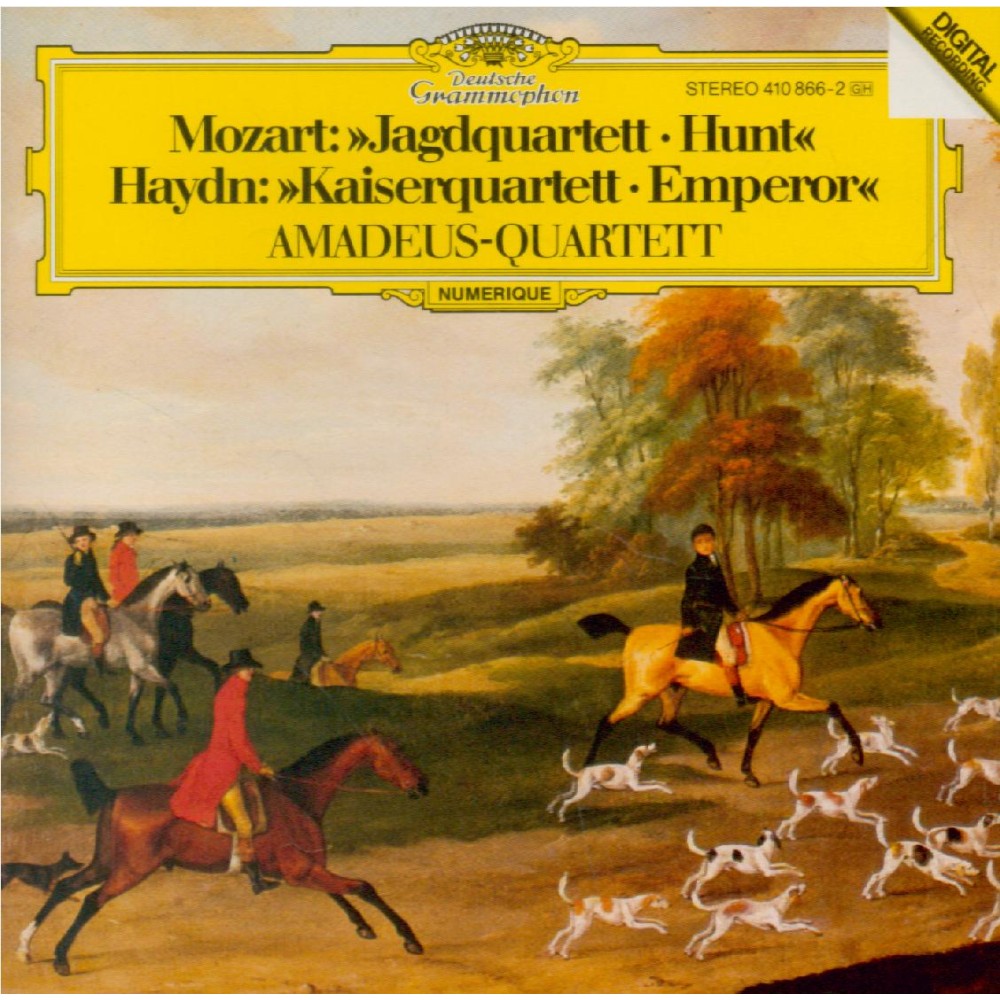 MOZART - Amadeus Quartet - Quatuor à cordes n°17 en si bémol majeur K.45